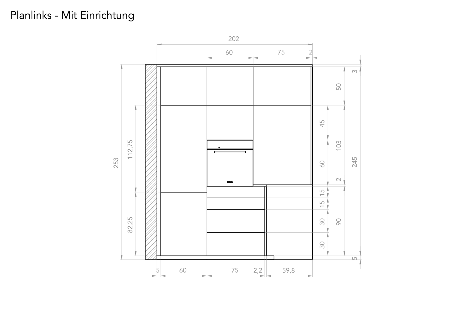 Planlinks - Mit Einrichtung