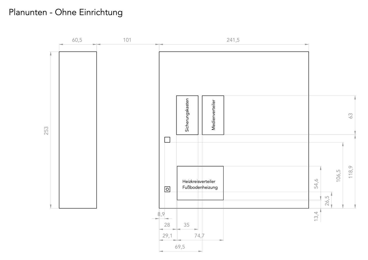Planunten - Ohne Einrichtung