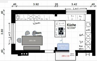 Skizze Küche mit Speisekammer und Maßen.jpg