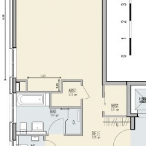 Grundriss original (ohne Küchenabtrennung)