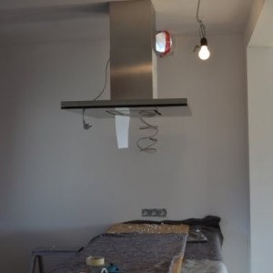 Dunstabzughaube mit Insel