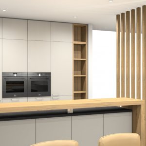 Planungsdetail Raumteiler