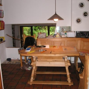 Ambientebild - Blick von der Küche zum Wohn-Essbereich