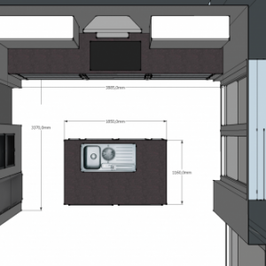 Küche2 oben 3D