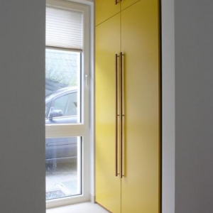 Garderobe in Wandnische