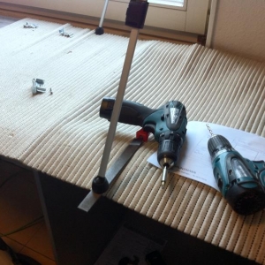 Stativhalter Eigenkonstruktion ;-)