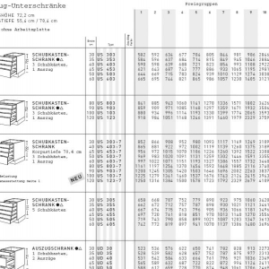 PreislistenBeispiel Cristini 2009