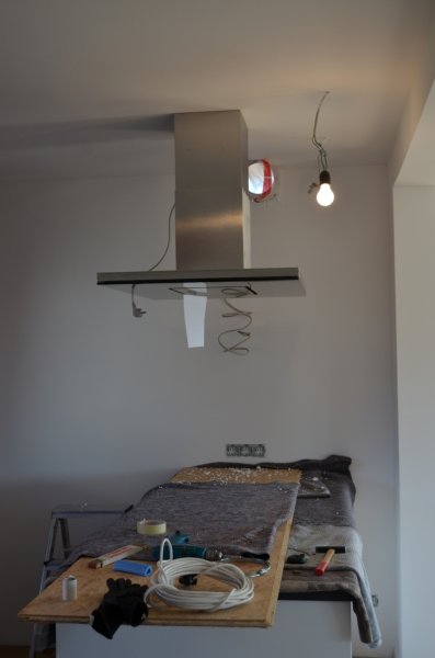 Dunstabzughaube mit Insel