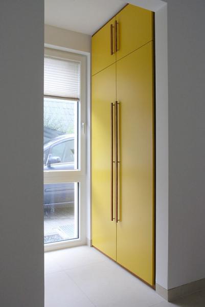 Garderobe in Wandnische