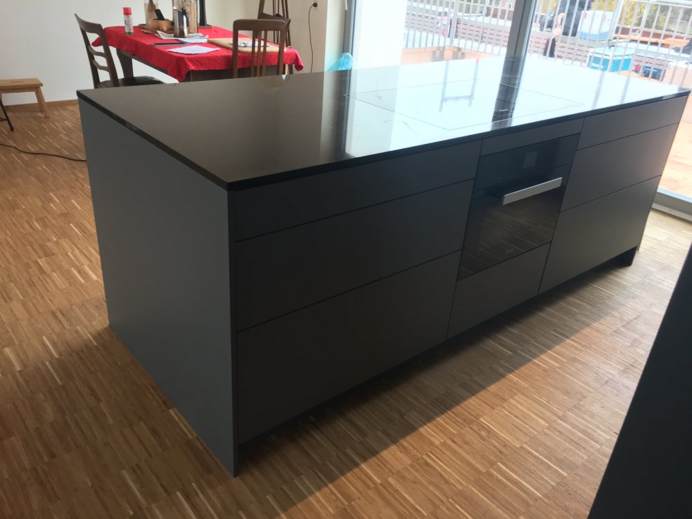 Häcker Sytemat Mattlack - Kochinsel