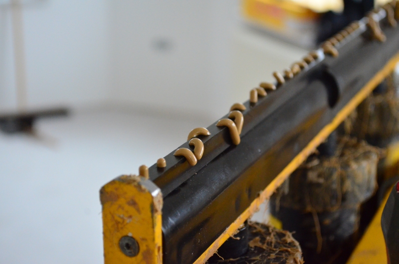 kleine Parkettklebepistole