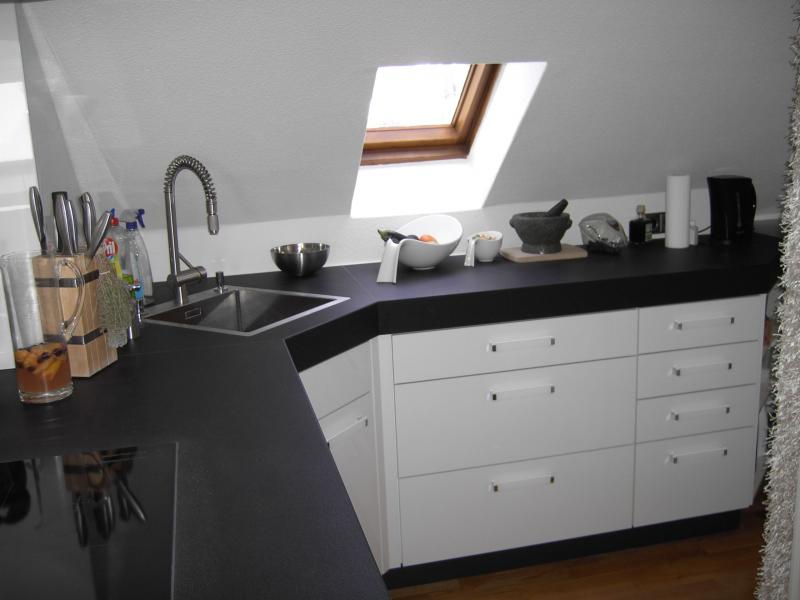 Kochen,Spüle, Müll, Arbeitsfläche, 2 Unterschränke