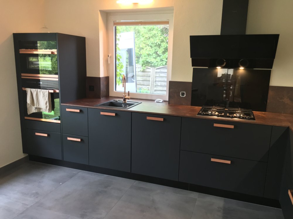 Rational Küche Mattlack im Kupferlook