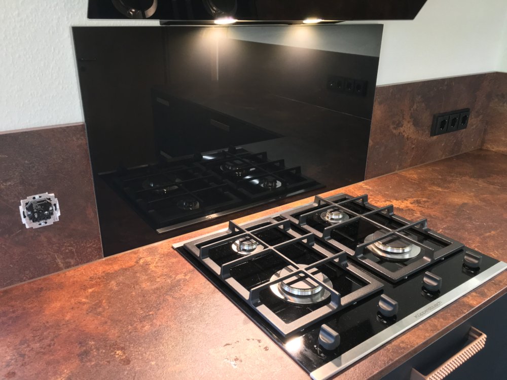 Rational Küche Mattlack im Kupferlook