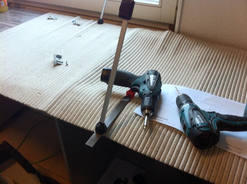 Stativhalter Eigenkonstruktion ;-)