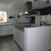 Offene Küche nach Umbau in Reihenhaus