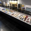 Unsere Küche Glasfront grifflos AlnoArt Pro &amp; Side by Side SBS, Hochschränke eingekoffert, sowie Falmec QUASAR