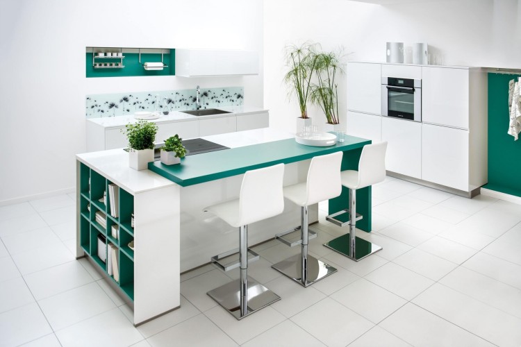 Nischenrückwand farbig - Küchenrückwand in der Küche - Multifunktional- Schmidt Küchen
