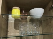 Schüller Küchen auf der Living Kitchen 2019 - Glaseinlegeböden
