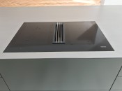 Warendorf Küche mit 5mm Edelstahl Arbeitsplatte - Miele Kochfeldabsaugung